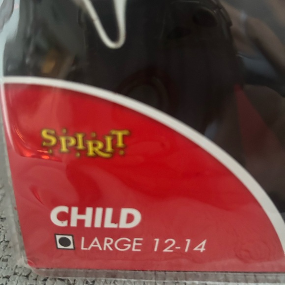 Spirit Ghost Face Glitter Blood Costume - Black and Red with bling knife NEW - Picture 3 of 4